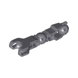 90615-199ヒーローファクトリーアーム/レッグソケットサポート2ペグホールズ-2ボールジョイントDBグレイ