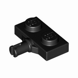 21445-026プレート1×2片側小径軸ホルダー付ブラック