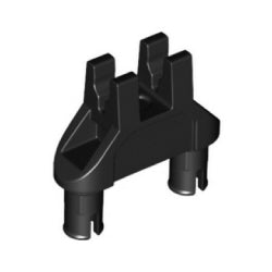 19159-026トライアングルクリップ1×3-ピン2個付ブラック