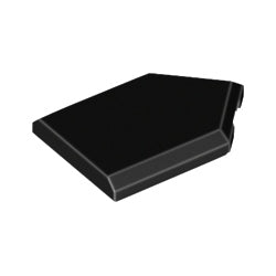 22385-026特殊タイル2×3五角形ブラック