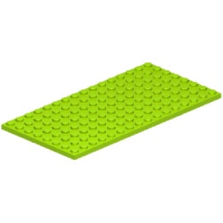 92438-119プレート8×16ライム