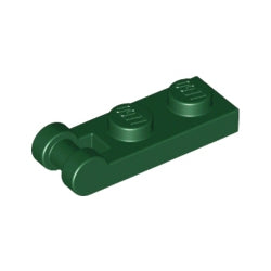 60478-141プレート1×2端に取っ手付ダークグリーン