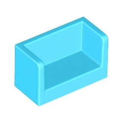 23969-322パネル1×2×1両サイド有ミディアムアジュール