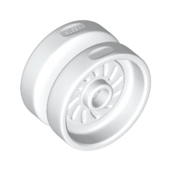 18976-001ホイール長径18ミリ×幅12ミリ(車軸とスタッド有)ホワイト