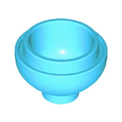 15395-322ブロック2×2ドーム型丸底ミディアムアジュール