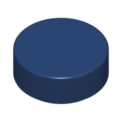 98138-140タイル1×1丸ダークブルー