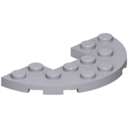 18646-194プレート3×6コーナー丸カットアウトライトブルーイッシュグレイ