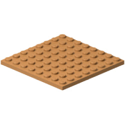 41539-137プレート8×8ミディアムダークフレッシュ