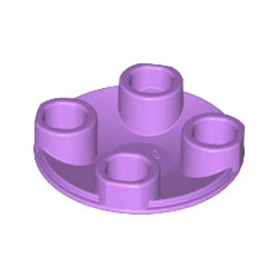 2654-324プレート2×2丸底ミディアムラベンダー