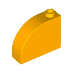 33243-191曲面ブロック1×3×2ブライトライトオレンジ