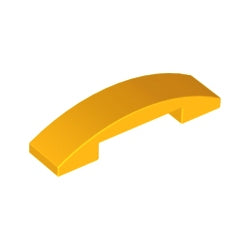 93273-191曲面スロープ4×1ダブルブライトライトオレンジ