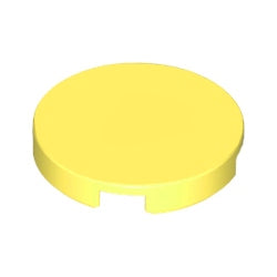 14769-226タイル2×2丸ボトムスタッドホルダーブライトライトイエロー