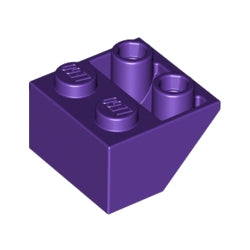 3660-268逆スロープ45度2×2ダークパープル