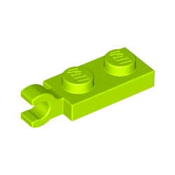 63868-119プレート1×2端に水平クリップ付ライム