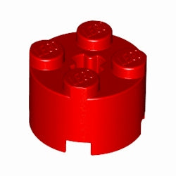 3941-021ブロック2×2丸レッド