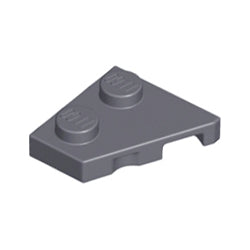 24299-199ウェッジプレート2×2左ダークブルーイッシュグレイ