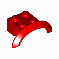 98282-021マッドガードアーチ4×2-1/2×1レッド