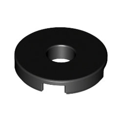 15535-026タイル2×2丸中央穴有ブラック