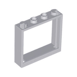 60594-194窓枠1×4×3ライトブルーイッシュグレイ