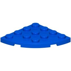 30565-023プレート4×4コーナー丸ブルー