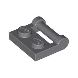 48336-199プレート1×2取っ手付その2ダークブルーイッシュグレイ