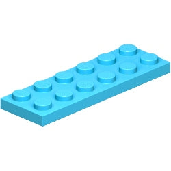 3795-322プレート2×6ミディアムアジュール