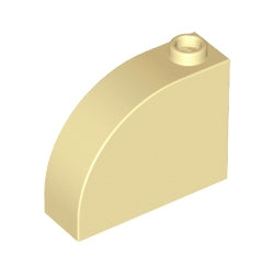 33243-005曲面ブロック1×3×2タン