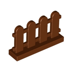 33303-192フェンス1×4×2柵レディシュブラウン