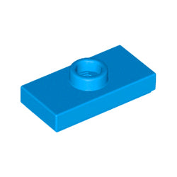 15573-321プレート1×2中央1スタッドダークアジュール