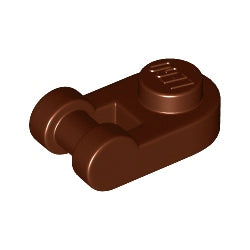 26047-192プレート1×1半円取っ手付レディシュブラウン