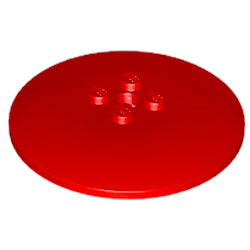 44375b-021ディッシュ6×6レッド