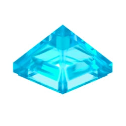 22388-042スロープ45度1×1×2/3三角錐トランスライトブルー