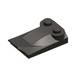 47456-148曲面スロープ3×2×2/3フィン付パールダークグレイ