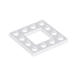 64799-001プレート4×4中央2×2カットアウトホワイト