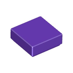 3070b-268タイル1×1ダークパープル