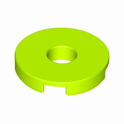 15535-119タイル2×2丸中央穴有ライム