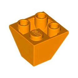 3676-109逆スロープ45度2×2-2方傾斜オレンジ