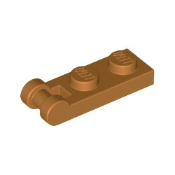 60478-137プレート1×2端に取っ手付ミディアムダークフレッシュ