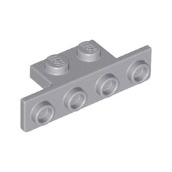 28802-194ブラケット1×2-1×4下部コーナー丸ライトブルーイッシュグレイ