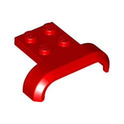 28326-021マッドガードアーチ4×3×1レッド