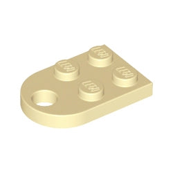 3176-005プレート2×3片側半円穴有タン