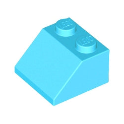 3039-322スロープ45度2×2ミディアムアジュール