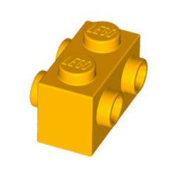 52107-191ブロック1×2両側面にスタッド有ブライトライトオレンジ