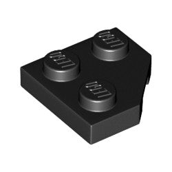 26601-026プレート2×2コーナー無ブラック