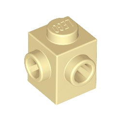 26604-005ブロック1×1隣合う2方向スタッド有タン