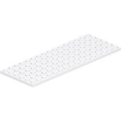 3027-001プレート6×16ホワイト