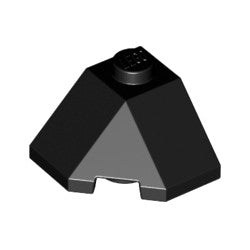 13548-026スロープ45度2×2コーナー3方向傾斜ブラック