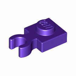 4085d-268プレート1×1垂直クリップ付ダークパープル