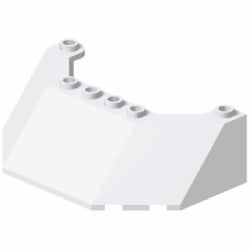 62576-001ウインドスクリーン5×8×2ホワイト