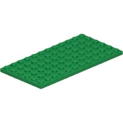 3028-028プレート6×12グリーン